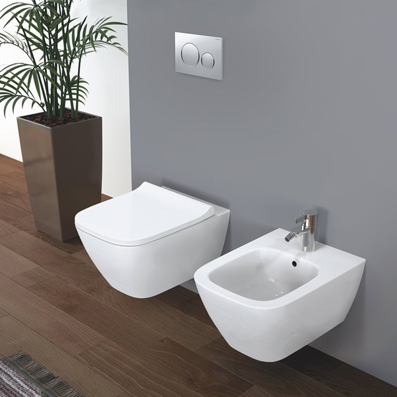 Ensemble WC suspendu et accessoires Smyle Square Geberit - Acheter -  Habitium®