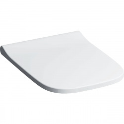 Pack WC Bâti-support Duofix + WC sans bride Smyle + Abattant softclose + Plaque blanche (SmyleGeb1)