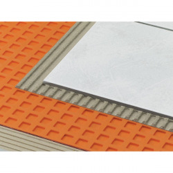 Schlüter Natte de désolidarisation et d'étanchéité en polyéthylène, coupe de 1x5m ( Ditra25-5M)