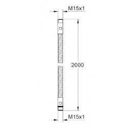  Relexaflex Metal Flexible métallique 2000 mm (28146000)