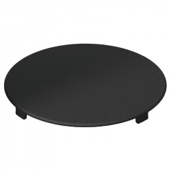 Bouchon de recouvrement en plastique 100x60x60mm, Noir mat (112.0657.146)