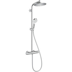 Crometta S 240 Colonne de douche 1 jet, avec Mitigeur thermostatique, Chrome (HG-27267000)