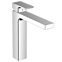 Vernis Shape Mitigeur de lavabo 190, avec tirette et vidage synthétique, Chrome