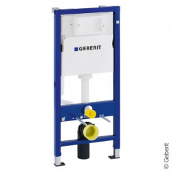 Pack WC bâti-support Duofix + WC sans bride Infinitio + Abattant frein de chute + Plaque Delta 51 , Noir mat
