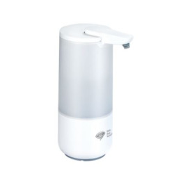 Distributeur de savon et de désinfectant à capteur, blanc (SATDDAVB)