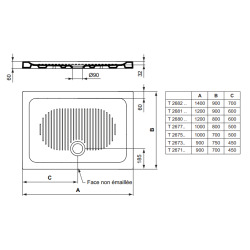 CONNECT REC RECT 120X80 ANTIDERAPANT