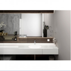 Vernis Blend Mitigeur de lavabo ComfortZone 100 avec tirette et vidage métallique, Chrome (71559000)