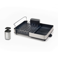 Extend Egouttoir extensible avec bonde + pompe a savon liquide inox (85189)