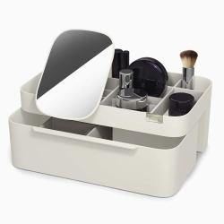 Viva grand organisateur pour cosmétiques avec miroir amovible, couleur coquille (75005)