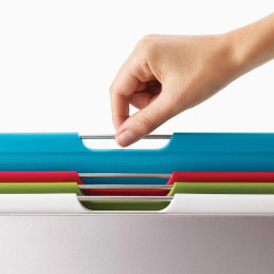 Ensemble de 4 planches à découper Folio™ avec couteau de chef (98995)