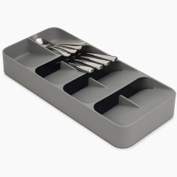 range-couverts compact grand format DrawerStore™, gris (85152)