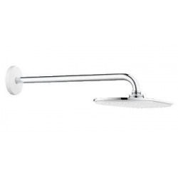 Tête de douche, bras de douche 422 mm,  chrome