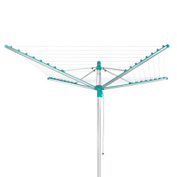 Easy séchoir parapluie Linomatic 500, pliable, chrome/vert (85286)