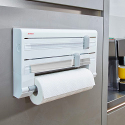 Parat dérouleur mural 3 en 1, blanc (25703)