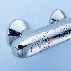 Grohtherm 1000 Mitigeur thermostatique douche 1/2″ avec ensemble de douche (34151004)