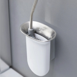 Flex™ Brosse de toilette suspendue  avec une fixation murale, Blanc (70528)