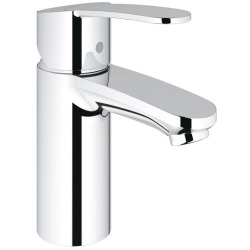 Eurostyle Cosmopolitan Set Mitigeur lavabo Taille S + Bonde clic clac Grohe pour lavabo avec trop-plein (3246820E-CLICCLAC)