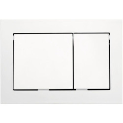 TECEbase Plaque de commande double touche, Blanc (9240700)