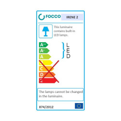 Applique pour miroir LED Irene 30x3,6 cm 5700 K blanc, 7 W, IP44, chrome (IRENE300NEW)  Applique pour miroir LED Irene 30x3,6 cm 5700 K blanc, 7 W, IP44, chrome (IRENE300NEW)