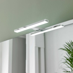 Applique pour miroir LED 26 cm 5700 K blanc, chrome (ANDREALED)