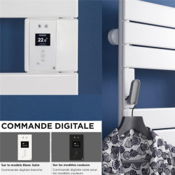 Kea sèche-serviettes électrique rayonnant compact,  Blanc (841515)