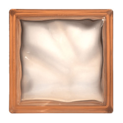 Glassblocks Luxfera brique de verre 19x19x8 cm, Rose transparent brillant (1908WPINK)