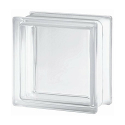 Luxfera brique de verre clair 19x19x8 cm, brillant (1908P)