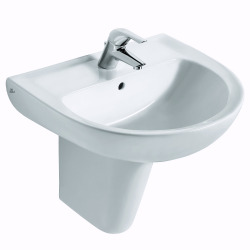 EUROVIT Lavabo 215 x 650 x 475 mm, blanc (V134001)