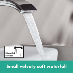 Robinet de lavabo haut Hansgrohe Vivenis avec sortie chromée (75040000)