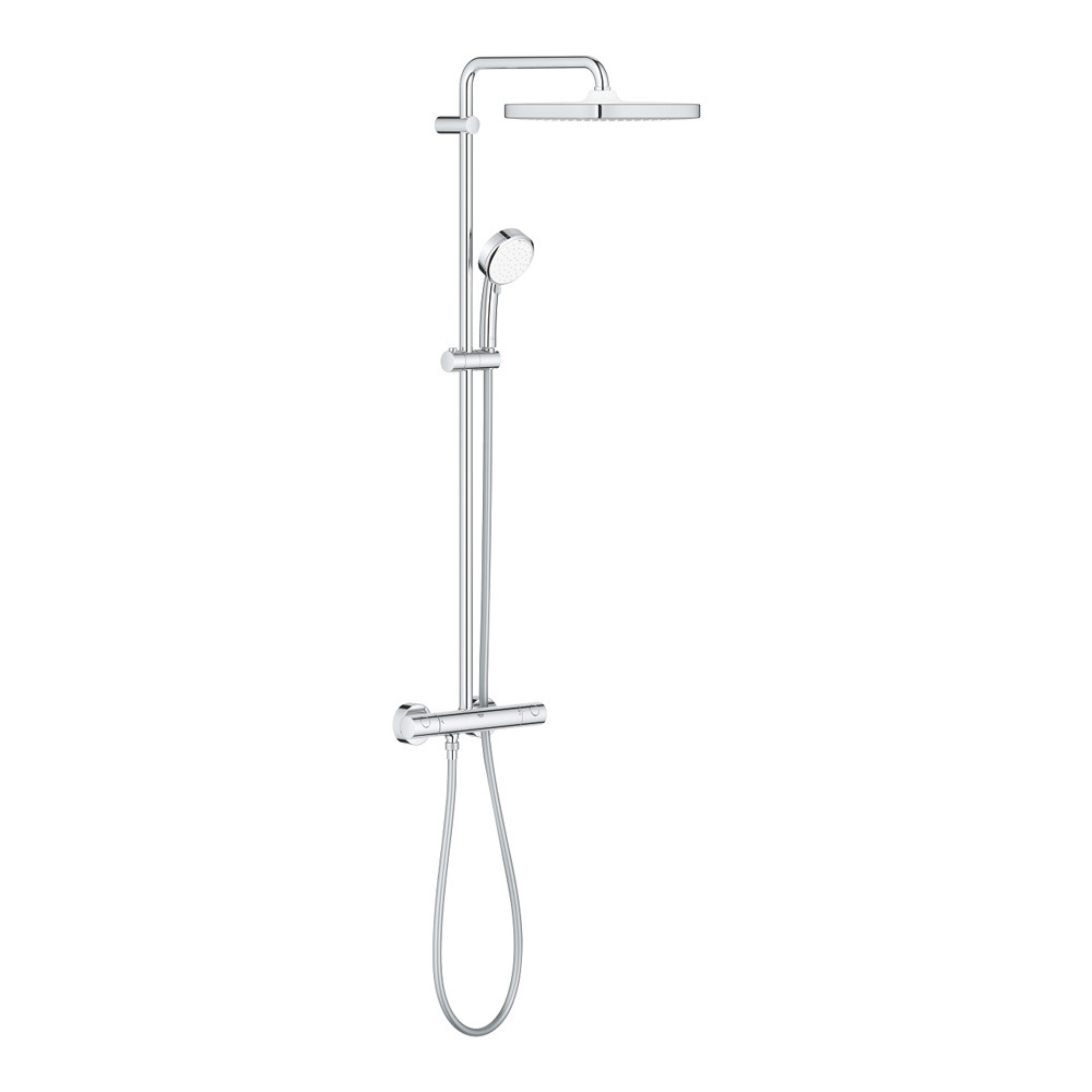 Tuyau de douche universel Rotaflex de Grohe métal antitorsion 59 po chrome  3098015