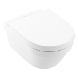 Pack WC Bâti support Duofix + Cuvette suspendue Architectura + Abattant soft close + Plaque blanche (ArchitecturaGeb3)