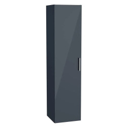 Meuble pour salle de bain avec miroir lavabo et éclairage Led Vitra Mia 79x61x39,5 cm, anthracite brillant (MIASET80A)