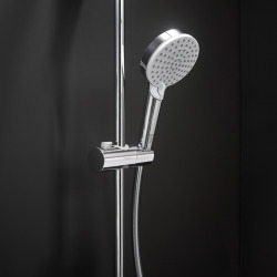 Hansgrohe Vernis Shape Colonne de douche 230 1jet avec mitigeur thermostatique, Chrome (26286000)