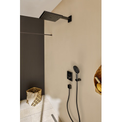 Hansgrohe Raindance Select S Douchette à main 120 3 jets, Noir mat (26530670)