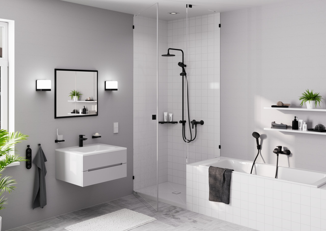 Hansgrohe Isiflex Flexible de douche 125 cm, Noir mat (28272670) - Livea  Sanitaire