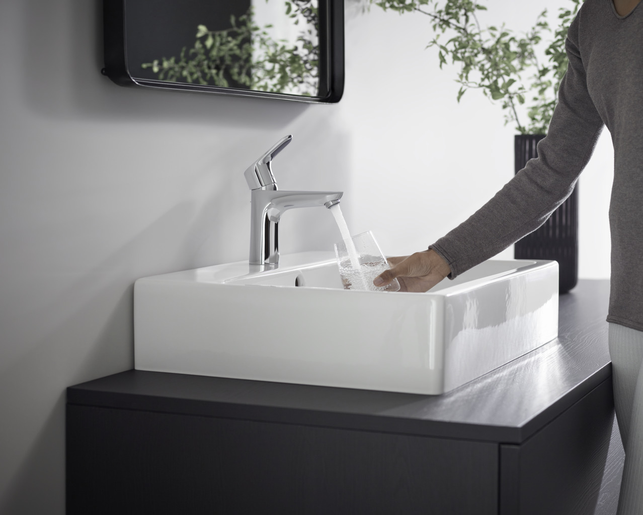 Hansgrohe Focus Mitigeur de lavabo CoolStart, avec tirette et vidage,  Chrome (31621000) - Livea Sanitaire