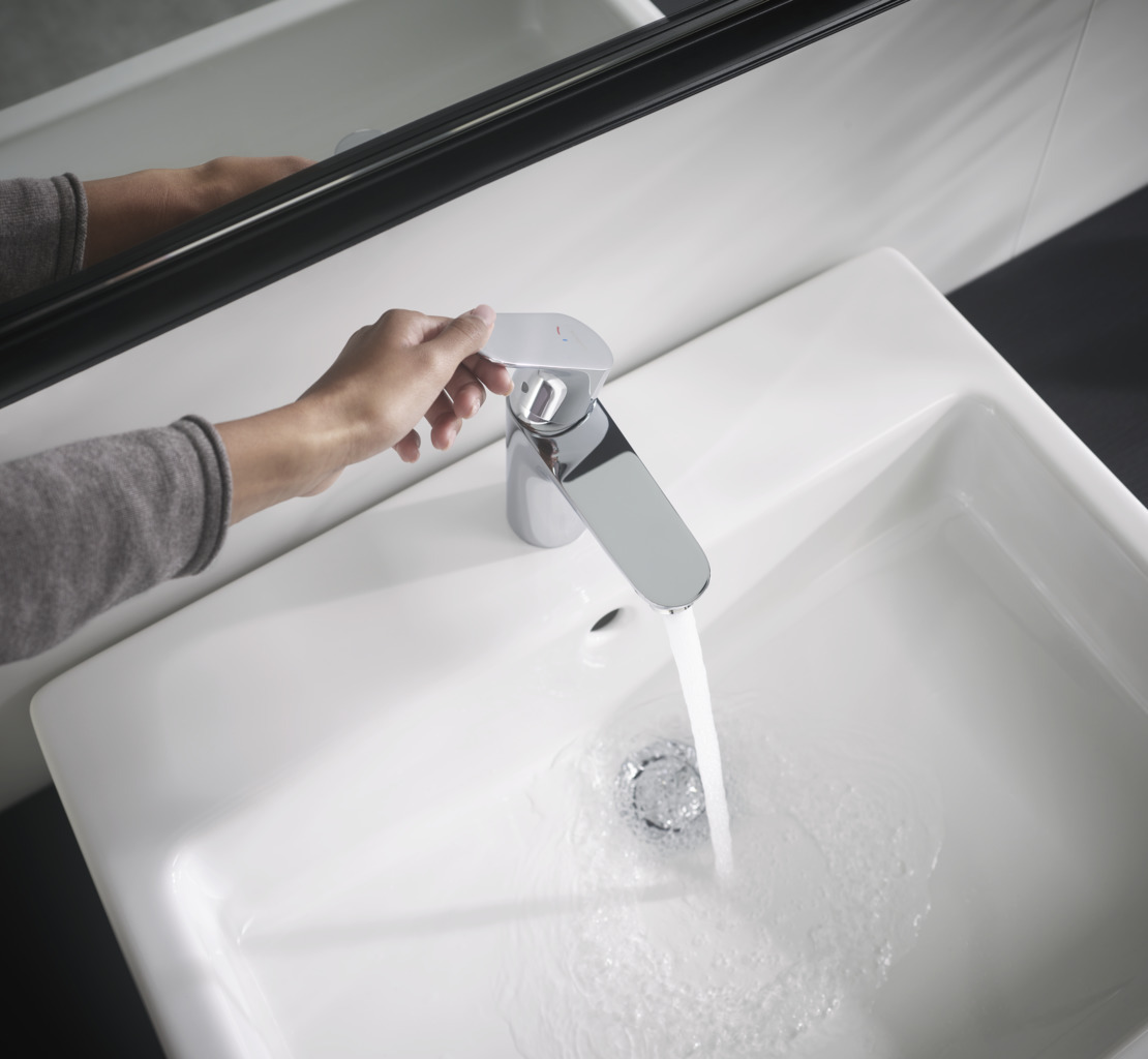 Hansgrohe Focus Mitigeur de lavabo CoolStart, avec tirette et vidage,  Chrome (31621000) - Livea Sanitaire