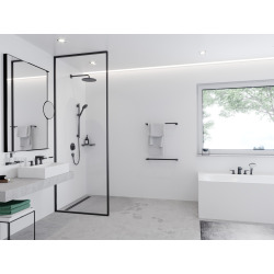 Hansgrohe AddStoris Tablette d&apos;angle, Noir mat (41741670)