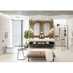  AddStoris Porte-papier WC mural, Noir mat (41771670)