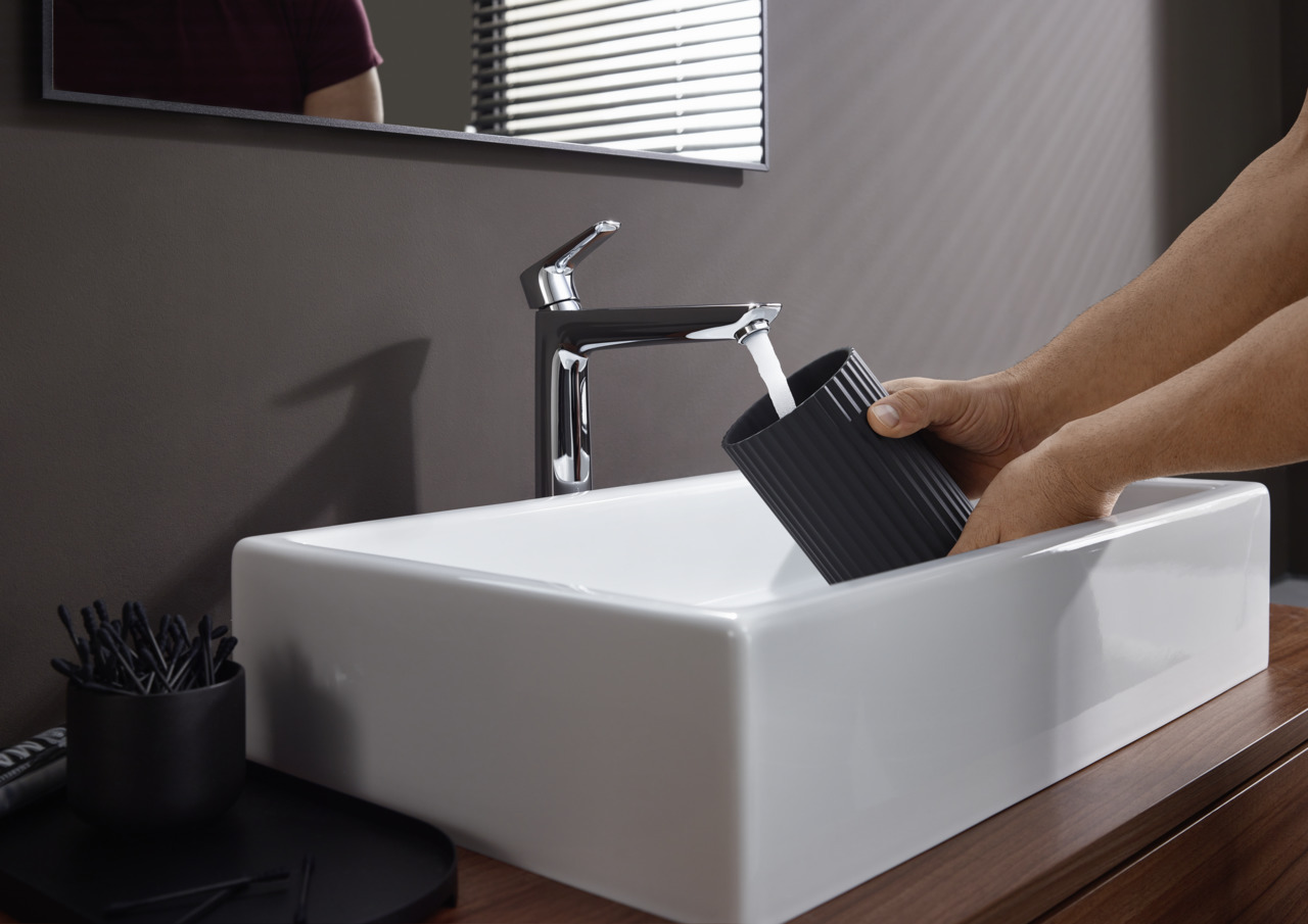 hansgrohe Mitigeurs de lavabo: Talis S, Robinet lave-mains 40 eau froide  sans tirette ni vidage, N° article 13132000