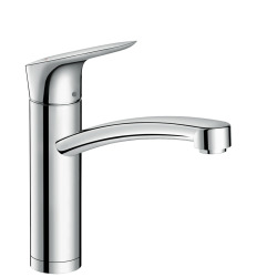 Hansgrohe Logis 160. Mitigeur cuisine déclipsable pour montage devant une fenêtre, chromé (71833000)