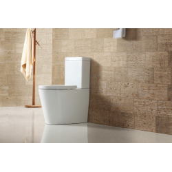 Brevis WC à poser sans bride + abattant softclose (SATBRE031RREXVP-SP)