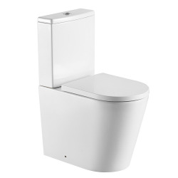 Brevis WC à poser sans bride, avec abattant softclose - remplissage par le bas (SATBRE031RREXVP)