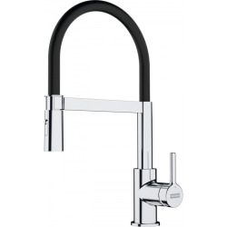 Basis Evier 97x50cm avec égouttoir réversible, BFG 611-97, Fragranit +, Noir (114.0276.112)