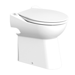 Sanicompact 43 éco+ WC compact avec pompe sanitaire, silencieux, Blanc (C43STD)