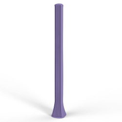  Big Happy douche solaire en polyéthylène HD avec mitigeur, violet (HH300/4005)