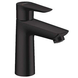 Hansgrohe Talis E Mitigeur de lavabo 110, sans tirette ni vidage, noir mat (71712670)