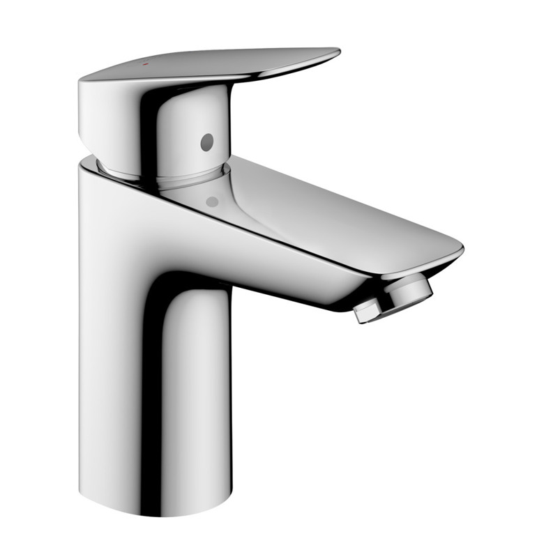 Mitigeur de lavabo hansgrohe Logis 100 chrome avec garniture de vid