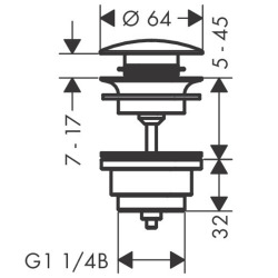  Push-Open, bonde clic-clac (50100000)