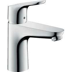 Hansgrohe Focus Mitigeur de lavabo CoolStart, avec tirette et vidage, Chrome (31621000)